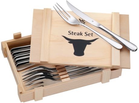 WMF Steakbesteck-Set in Holzkiste
