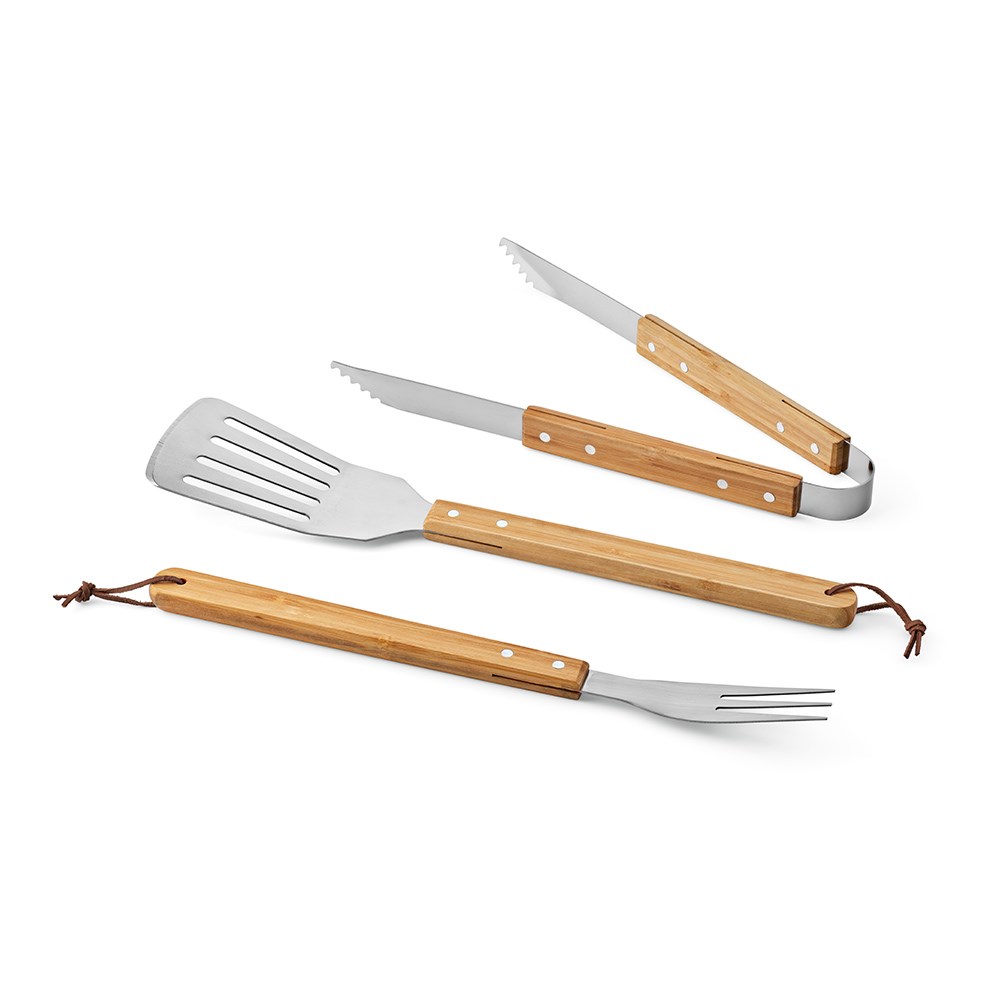 Turner Barbecue Set Bambus  -Natur