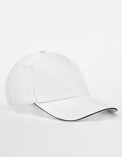 Beechfield - EarthAware® Classic Organic Cotton 5 Panel Cap - Sandwich Peak