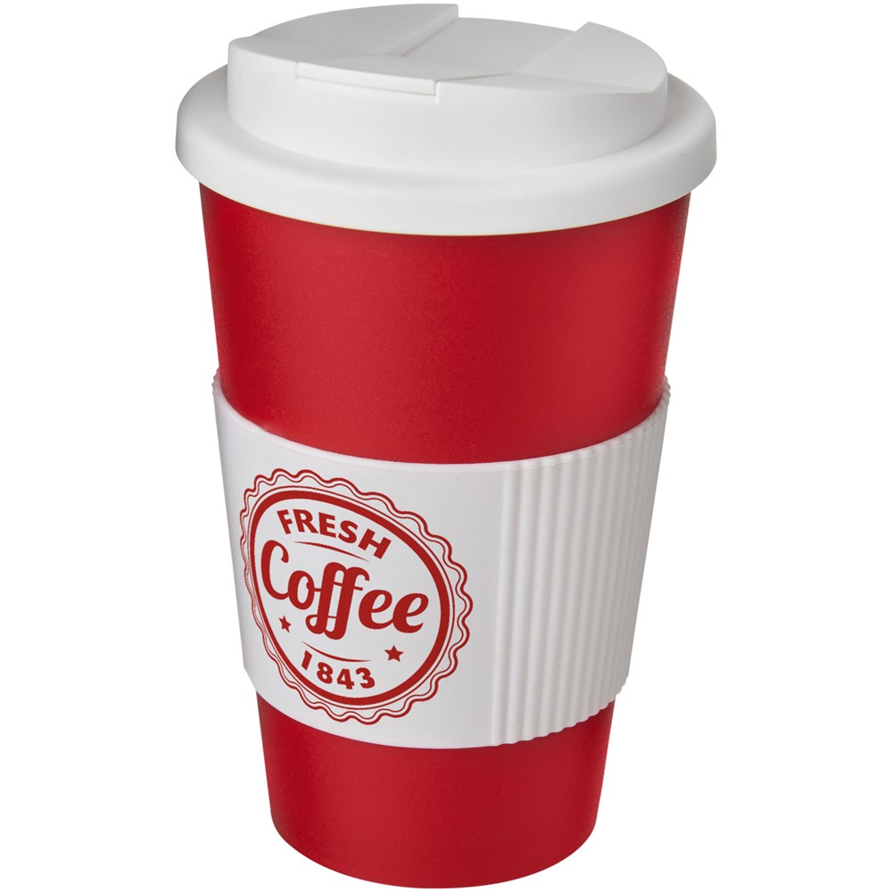 Americano® 350 ml Isolierbecher mit Schutzring & auslaufsicherem Schraubverschluss