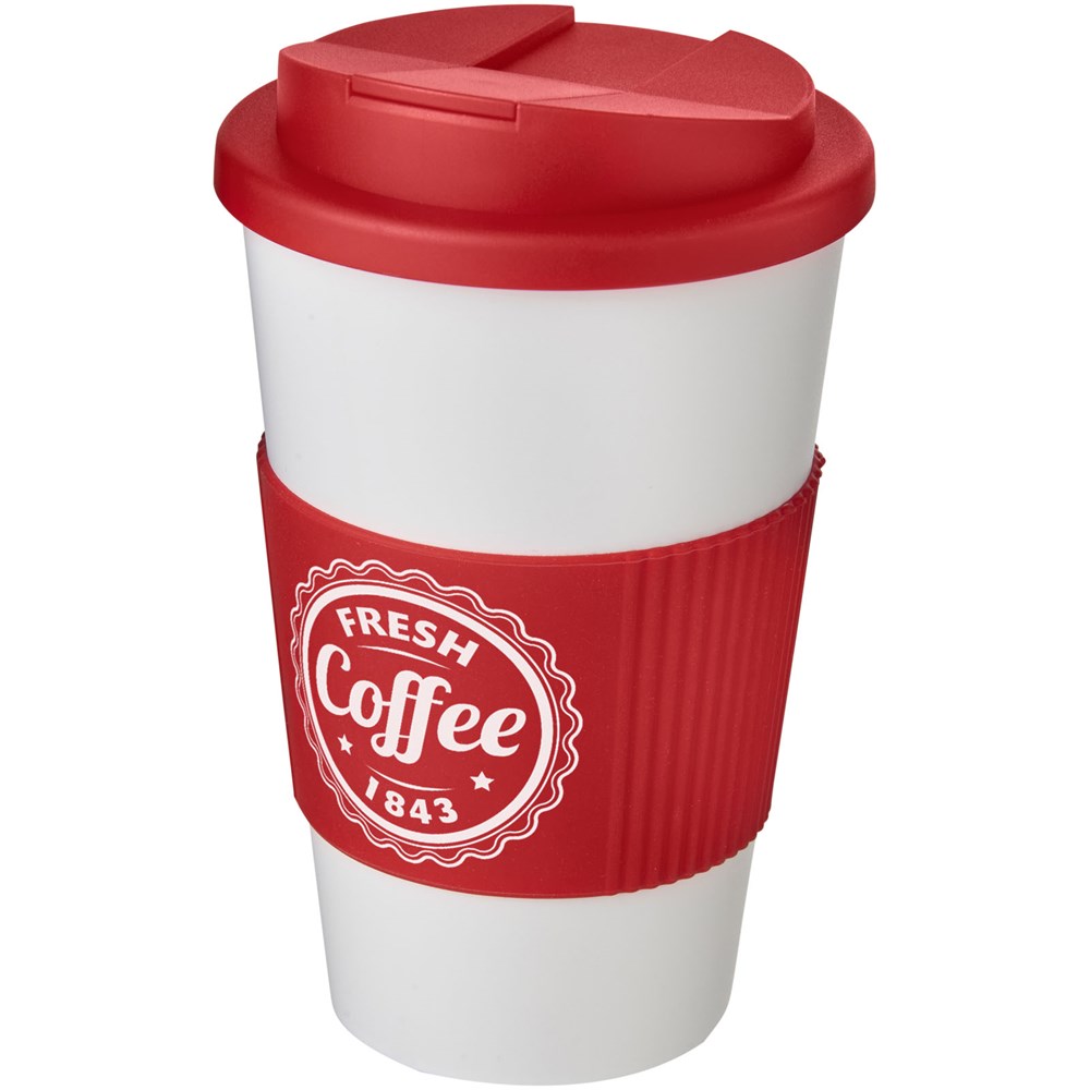 Americano® 350 ml Isolierbecher mit Schutzring & auslaufsicherem Schraubverschluss