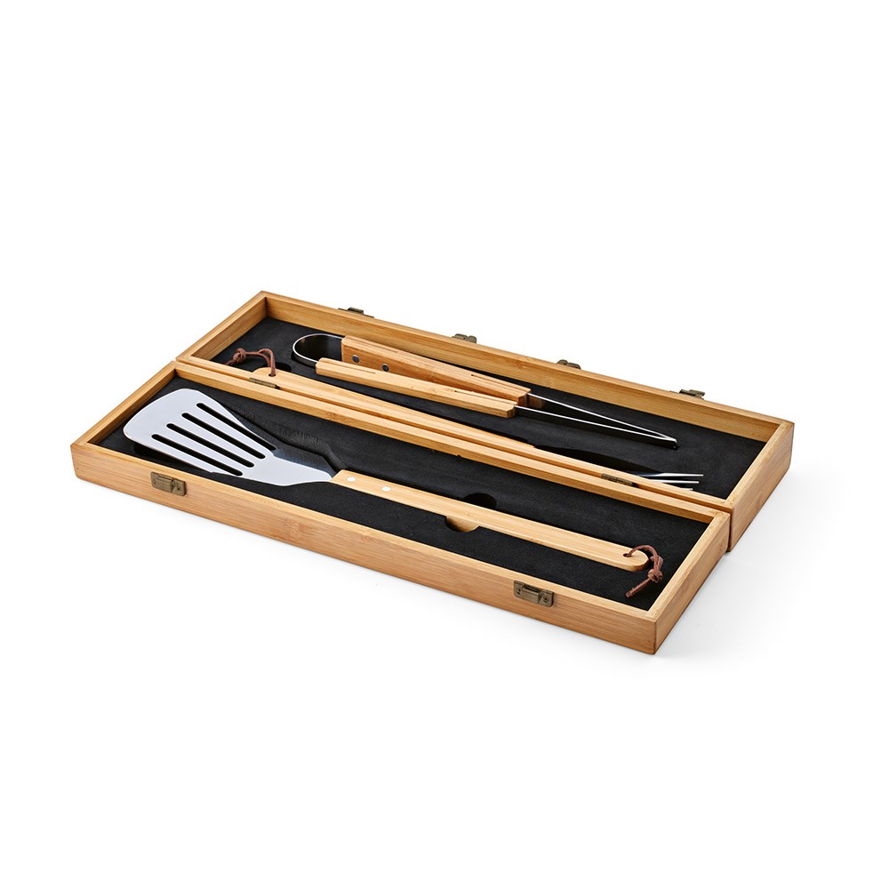 Turner Barbecue Set Bambus  -Natur