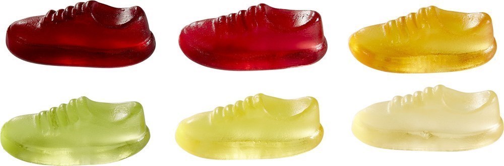 Fruchtgummi-Standardformen 20 g, Jogging-Schuh