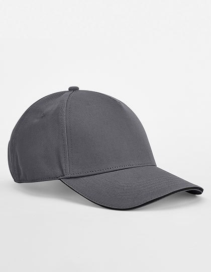 Beechfield - EarthAware® Classic Organic Cotton 5 Panel Cap - Sandwich Peak