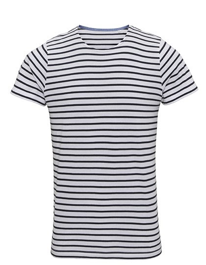 Asquith & Fox - Men´s Marinière Coastal Short Sleeve Tee